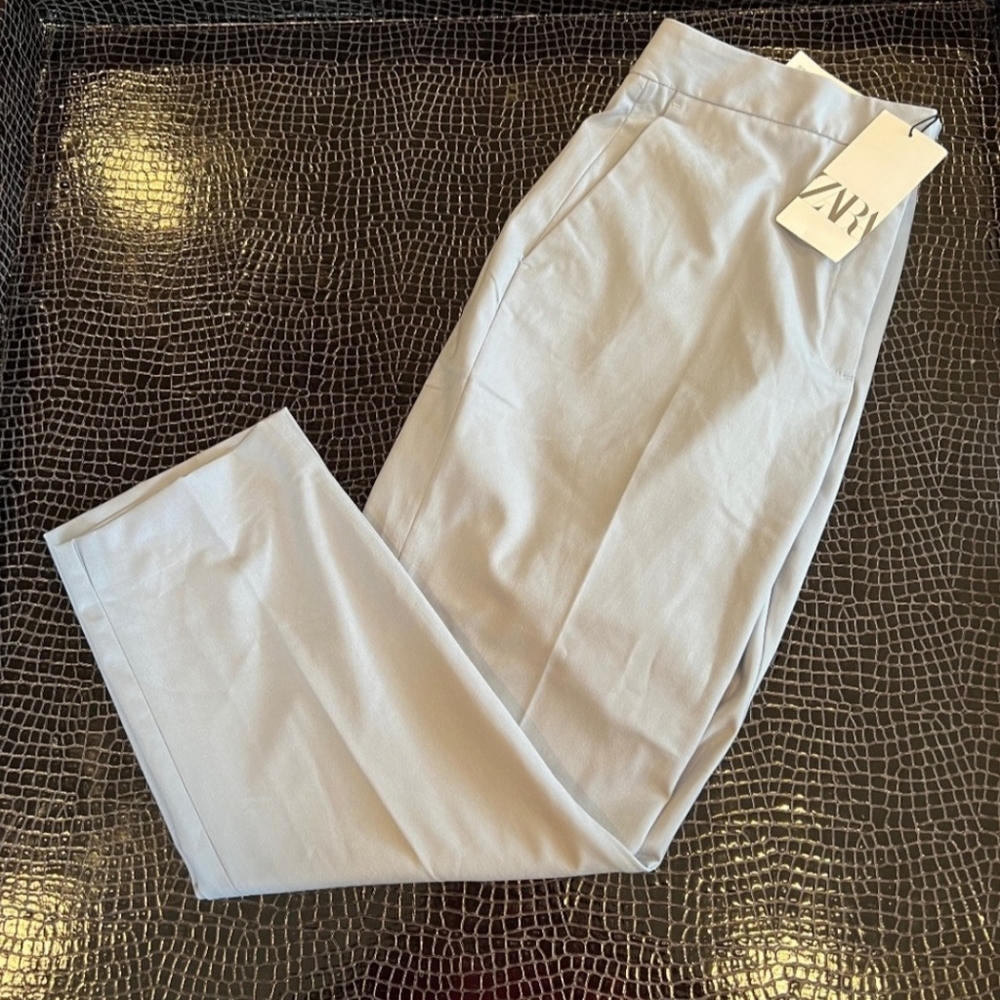 Zara Powder Blue Dress Pants Size 8
